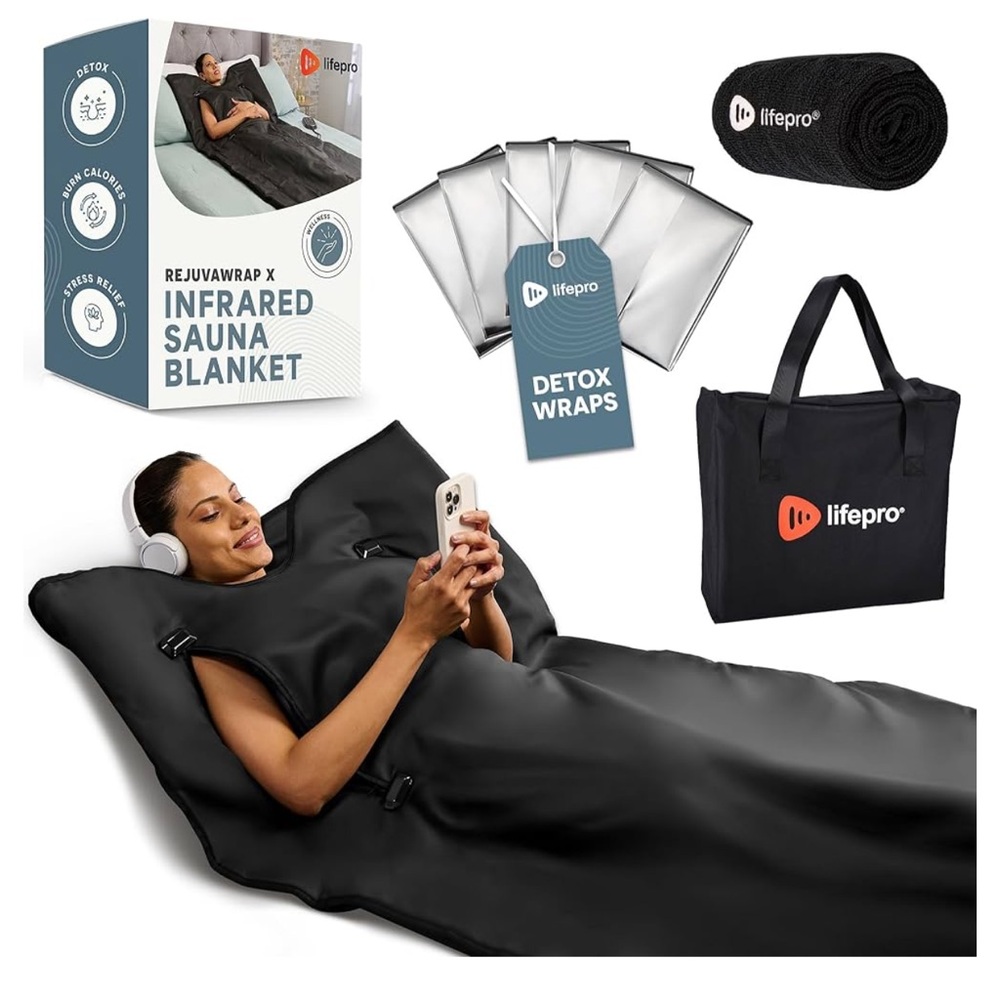 Lifepro Infrared Sauna Blanket- Black